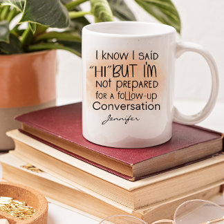 Personlig för Lönnkonversation Office Kaffemugg