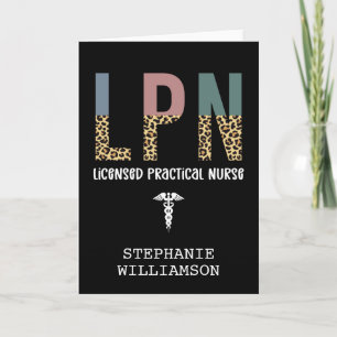 PERSONLIG för LPN-licensierad praktisk sjukförsäkr Kort