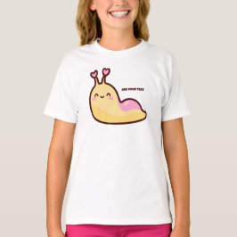 Personlig för Lycklig Cute Slug T Shirt