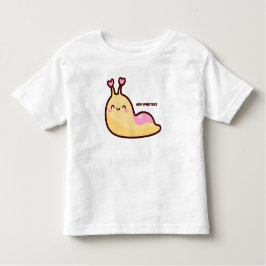 Personlig för Lycklig Cute Slug T Shirt