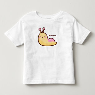 Personlig för Lycklig Cute Slug T Shirt