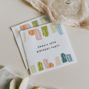 Personlig för målade judiska vattenfärger pappersservett