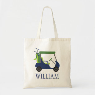 Personlig för marin och Grönt Golf Cart Tote Ba Tygkasse