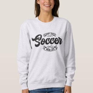 Personlig för matartröja för fotboll Mamma Life T Shirt