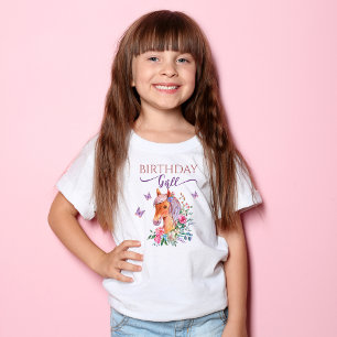 Personlig för matchning av familjeskjorta för häst t shirt