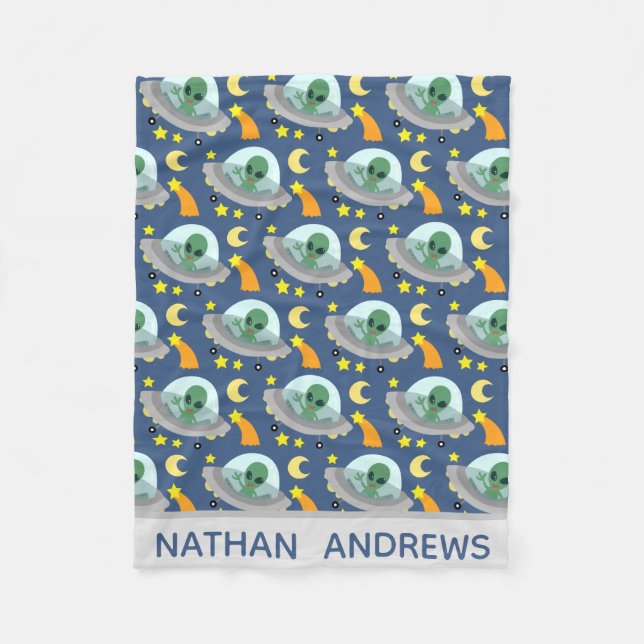 Personlig för mellanrum och mellanrum för Alien Fleecefilt (Framsidan)