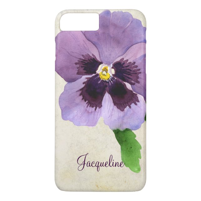 Personlig för modern Blommigt med fetstil i vatten Case-Mate iPhone Skal (Baksida)