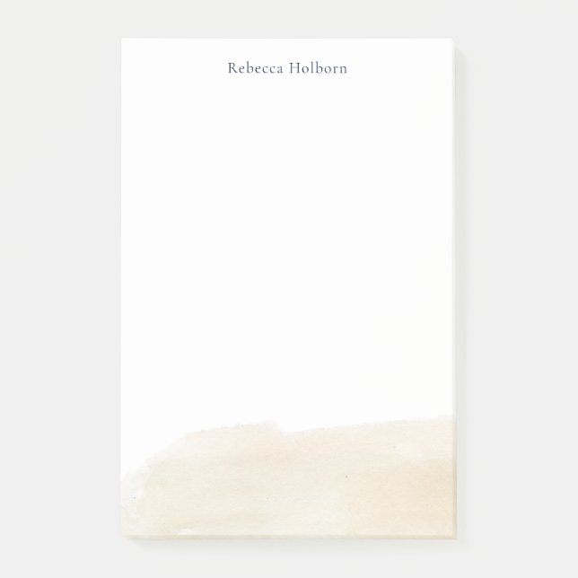 Personlig för modern Chic-Elegant Post-it Block (Framsida)