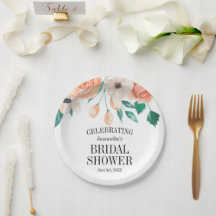Personlig för Möhippa för elegant Peach-Blommigt