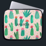 Personlig för mönster för vattenfärgblommarkaktus laptop fodral<br><div class="desc">Ett sött, ett älskvärt och mönster för vattenfärgblommarkaktusen presenteras flickaktigt på denna beställnings- datorsleeve. ** Bakgrundsfärgen (för närvarande i rosor) är faktiskt genomskinlig så dig kan lätt ändra den spelar ingen roll färg som du gillar: Klicka på skräddarsy den button> Klicka på bakgrundsfärg En meny av ska färger kommer upp,...</div>
