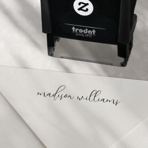 Personlig för Namnteckning av modern Elegant Självfärgande Stämpel