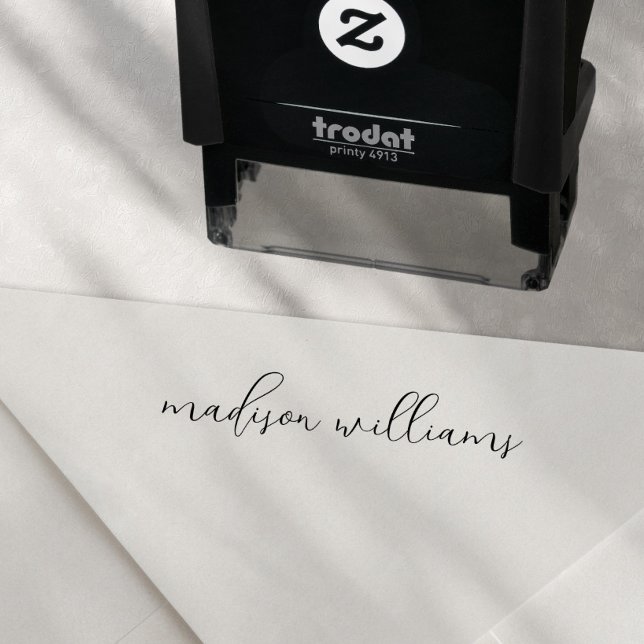 Personlig för Namnteckning av modern Elegant Självfärgande Stämpel (Skapare uppladdad)
