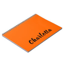 Personlig för Neon Sunset Orange Solid Färg Anpass