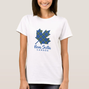 Personlig för Nova Scotia TartanKanada lönnlöv T Shirt