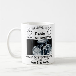 Personlig för Ny pappa från ofödda Baby Kaffemugg