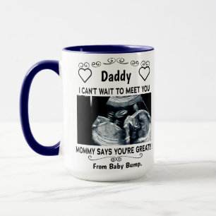 Personlig för Ny pappa från ofödda Baby Mugg