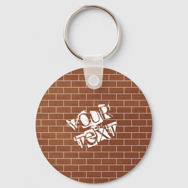 Personlig för nyckelkedja för Anpassningsbar i bri Nyckelring (Framsida)