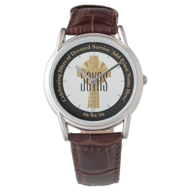 Personlig för  om Priest Gift Ordination - årsdag Armbandsur (Framsida)
