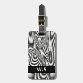 Personlig för optisk coola i Illusion Bagagebricka