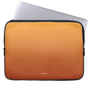 Personlig för Orangen Övertoning, Ombre Laptop Fodral