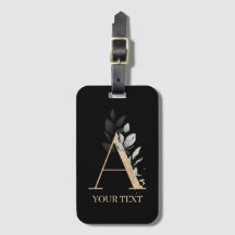 Personlig för påfyllning av monogram-Blommigt