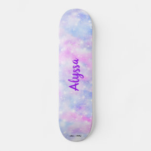 Personlig för pastellmoln (pastellmoln) mini skateboard bräda 18,5 cm