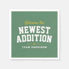 Personlig för peppardusch, söt stjärtskugga pappersservett