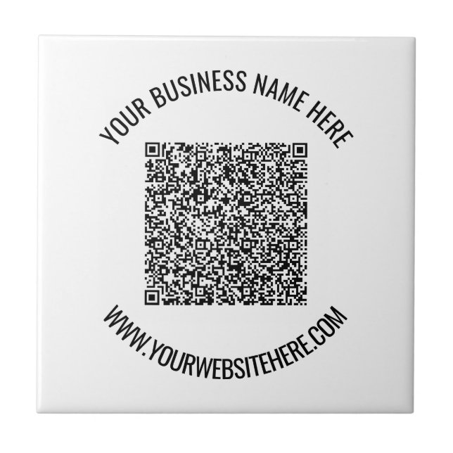 Personlig för Professionell av QR-kod och Anpassni Kakelplatta (Framsidan)