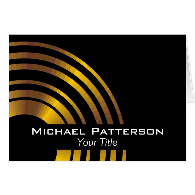 Personlig för Professionell i moderna kretsar Hälsningskort (Framsidan Horizontal)