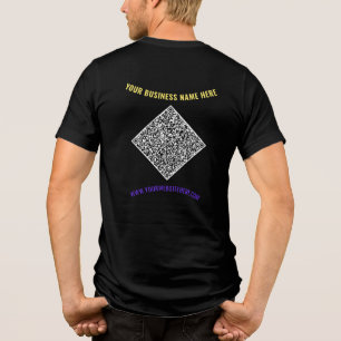 Personlig för QR-kod och Anpassningsbar-text - dit T Shirt
