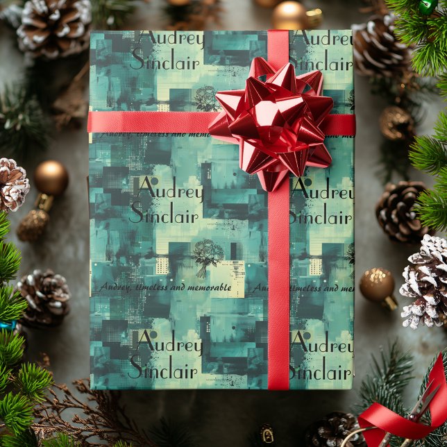 Personlig för radbrytning av Papper Abstrakt för G Presentpapper (Skapare uppladdad)