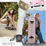 personlig för retro-tetisk trippelgroovi rand mini skateboard bräda 18,5 cm<br><div class="desc">trendig med retro, trippy vågigt skateboard i rand mönster i rosa och vitt för att hon är din personlig namn i en fet funky och en grym tryckt skrift. Coola, trippel, trendig, roligt, slående design med en modern contemporary, estetisk och vintage psykedelisk påverkan från 60 och 70-talet. Få den minimalistiska...</div>