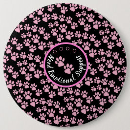 Personlig för rosa av djurpajer älskare knapp