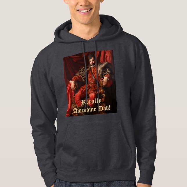 Personlig för Royal Porträtt Anpassningsbar  Photo Hoodie (Framsida)