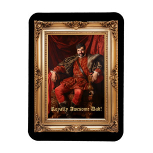 Personlig för Royal Porträtt Anpassningsbar Photo Magnet