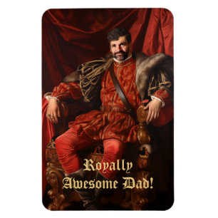 Personlig för Royal Porträtt Anpassningsbar Photo Magnet