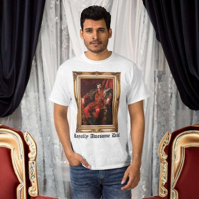 Personlig för Royal Porträtt Anpassningsbar  Photo T Shirt (custom royal portrait t-shirt printing)