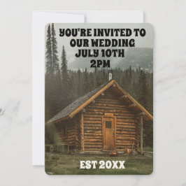 Personlig FÖR RUSTISKA WEDDING-INVITATIONER FÖR LO Inbjudningar