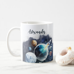 Personlig för rymden-planeter och Frakt Kaffemugg