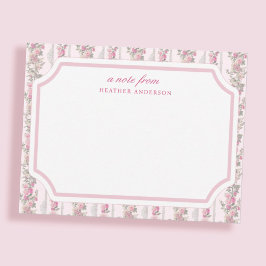 Personlig för Shack Theme Stationery i Coquette K Anteckningskort