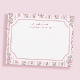 Personlig för Shack Theme Stationery i Coquette K Anteckningskort