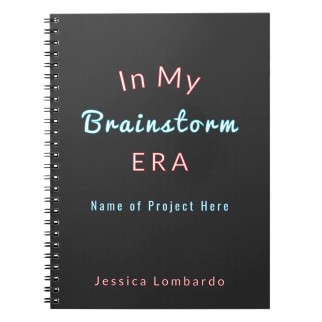 Personlig för skrivprogram anteckningsbok (Framsidan)