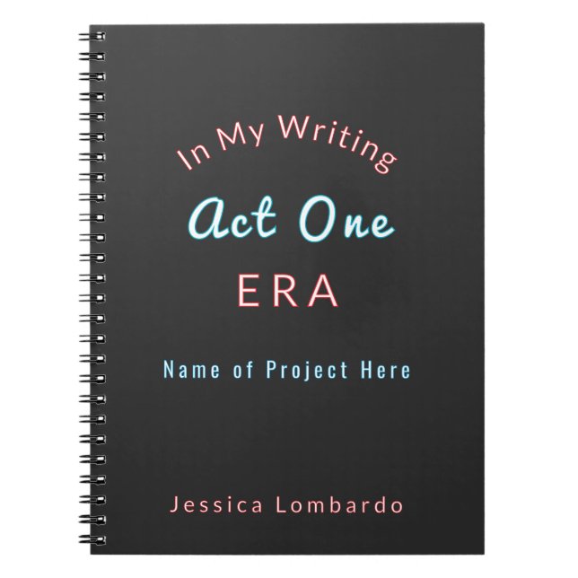 Personlig för skrivprogram anteckningsbok (Framsidan)