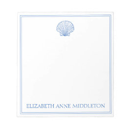 Personlig för Snäcka av kust-, parabolblått och vi Anteckningsblock