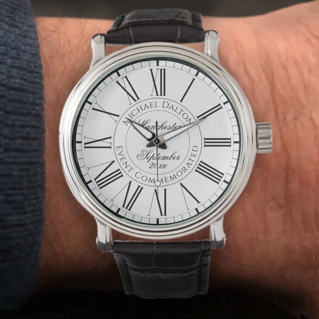 Personlig för speciell händelsemeddelande armbandsur (Skapare uppladdad)