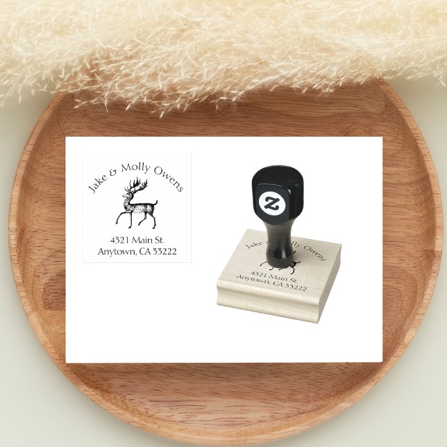 Personlig för spridd Hjort Stämpel (Skapare uppladdad)