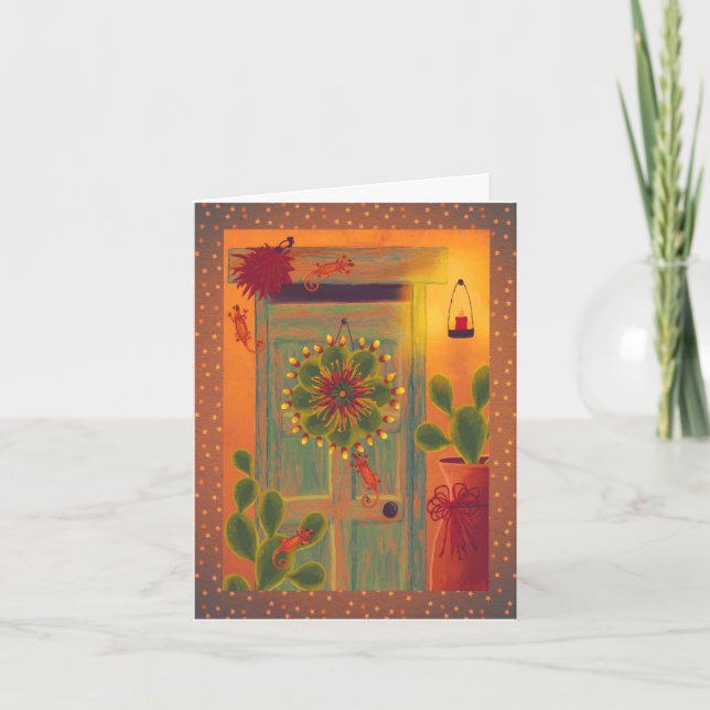 Personlig för sydvästra tema helgkort (Framsida)