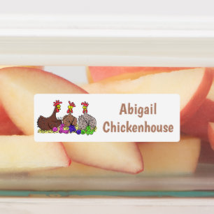 Personlig för tecknad av knattkycklingar klistermärke