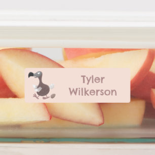 Personlig för tecknad av langfågel klistermärke