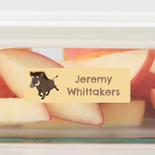 Personlig för tecknad av lättantenn vild klistermärke